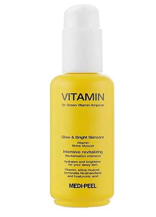 Вітамінна сироватка для обличчя medi-peel dr. green vitamin ampoule, 70мл