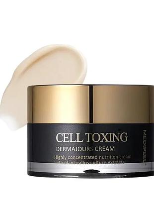 Крем для омолодження зі стовбуровими клітинами medi-peel cell tox dermajou cream 50g