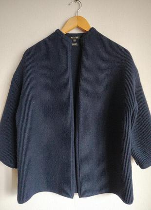 Жакет massimo dutti теплый из шерсти 2