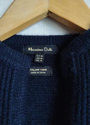 Жакет massimo dutti теплый из шерсти 3