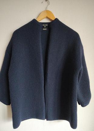 Жакет massimo dutti теплый из шерсти 4