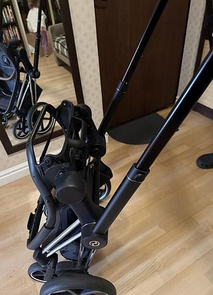 Коляска cybex e-priam електро brown-chrome