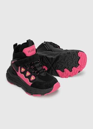 Хайтопи-утеплені кросівки демісезонні для дівчинки hshoes
