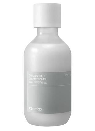Тонер для обличчя celimax dual barrier зволожувальний 150 мл