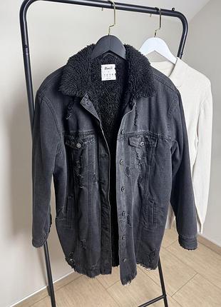 Куртка жіноча denim co джинсова з хутром