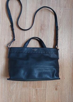 Жіноча сумка radley london шкіряна чорна нова