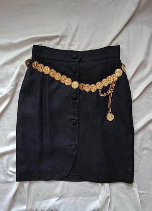 Винтажная юбка из 90х moschino chip and chic