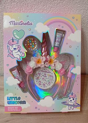 Подарочный бьюти набор детской косметики martinelia little unicorn hair &amp; beauty set (оригинал)