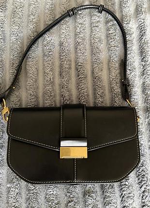 Сумка жіноча zara чорна класична