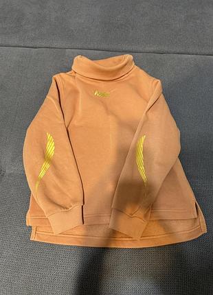 Толстовка puma помаранчева без капюшона