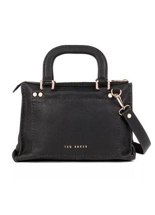 Жіноча шкіряна сумка ted baker чорна