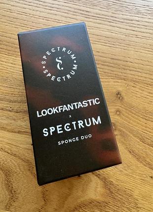 Спонжі для макіяжу spectrum collections lookfantastic sponge duo