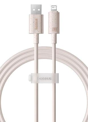 Дата кабель baseus habitat series fast charging usb to lightning 2.4a (2m) (p10360200)