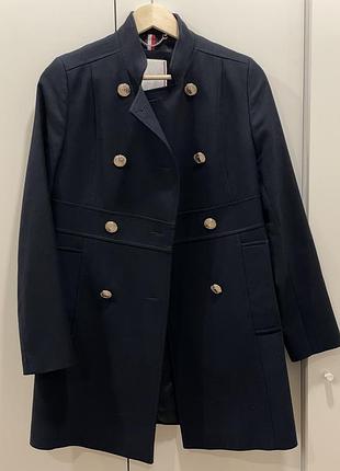 Тренч жіночий tommy hilfiger темно-синій xs-s