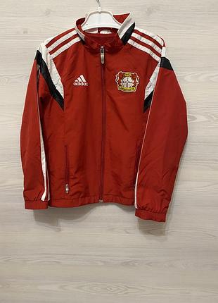 Дитяча вітровка / олімпійка adidas bayer 04 leverkusen (зріст 128 см, 7-8 років)