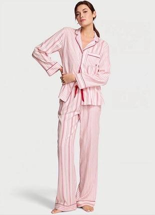 Фланелева тепла жіноча піжама victoria’s secret оригінал