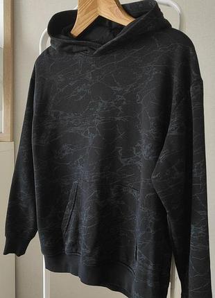 Стильне тепле худі з принтом h&m (розмір 158/164, 12-14 років)
