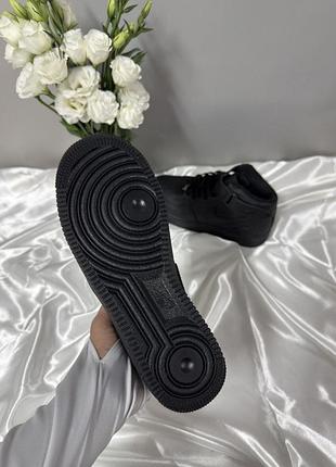 Nike air force 1 high black winter fur 4