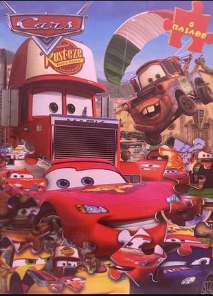 Книга з пазлами disney тачки