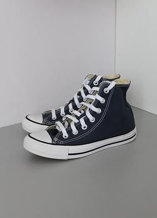 Оригінальні високі кеди converse chuck taylor all star navy (36 розмір / 22.5 см )