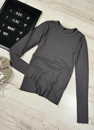 Лонгслів в рубчик uniqlo