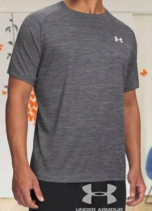 ✨✨under armour оригинал футболка мужская спортивная серая меланж s/m✨✨