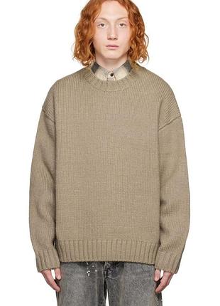Фірмовий вовняний крутий светр frame chunky sweater