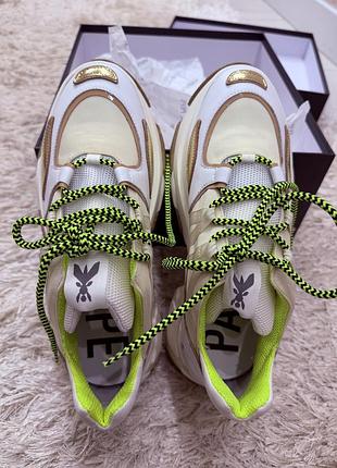 Нові шкіряні кросівки chunky sneakers patrizia pepe (оригінал), розмір 39 (25.5 см)