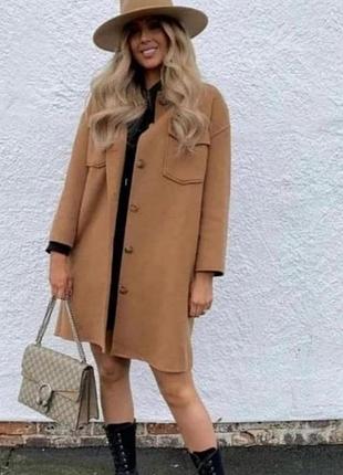 Класне коричневе вовняне пальто- сорочка (52% вовна) zara
🔥🔥🔥🔥🔥🔥🔥🔥