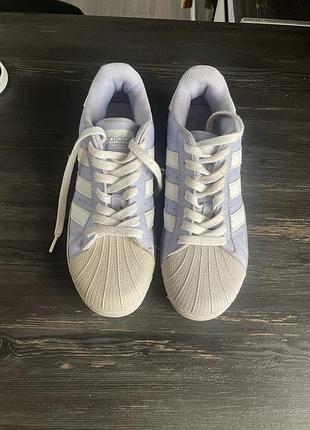 Кросівки adidas superstar лавандові