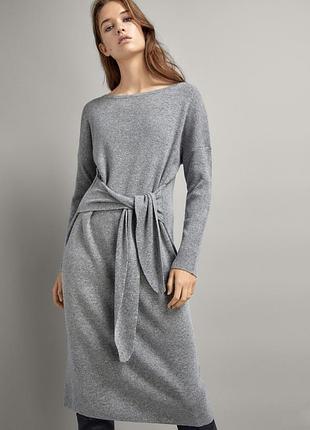 Тепла вовняна сукня massimo dutti вовна