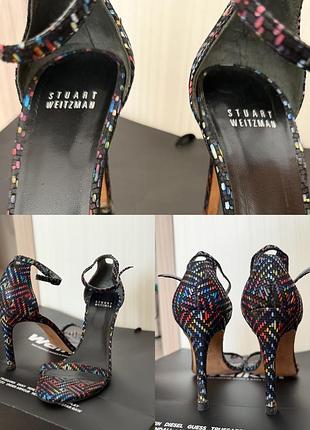 Елегантні босоніжки stuart weitzman з натуральної шкіри (розмір 37/ 37,5 / 24 см)