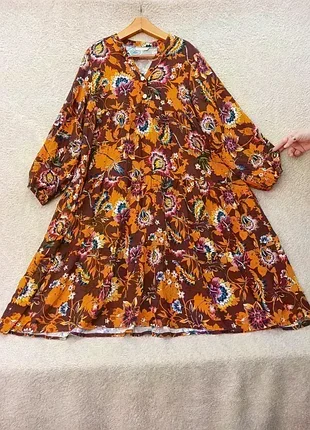 Ярусное платье,р50-52😍😍😍