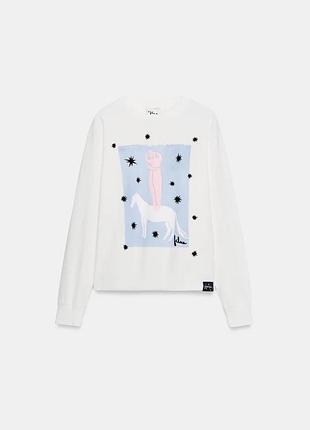 Реглан жіночий білий притом zara