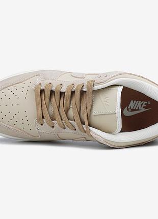 Кросівки nike sb dunk low light brown suede 4