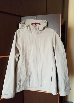 Жіноча вітровка uniqlo бежева дощовик
