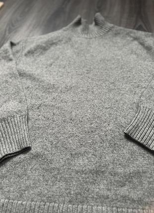 Светр h&m подовжений сірий 7