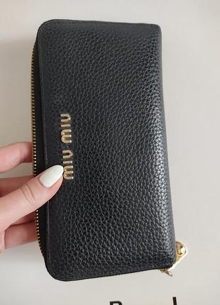 Кошелек miu miu кожа 3