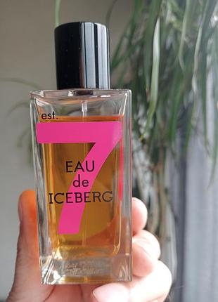Б/в оригінал туалетна вода eau de iceberg, 100 мл.
