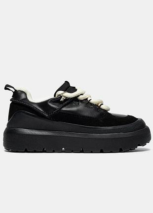 Женские угги ugg heritage utility sneaker black