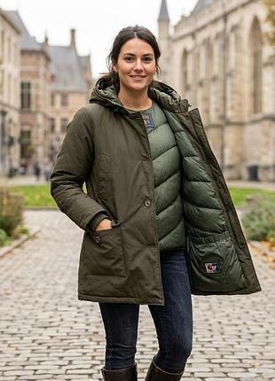 Зимова пухова парка woolrich ramar cloth (розмір m)