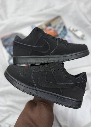 Nike sb dunk black gore tex хутро