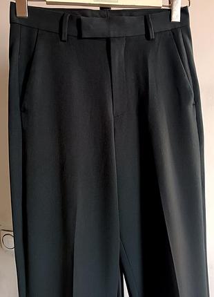Темно-серые прямые брюки, asos, m 4