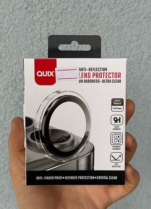 Захисне скло на камеру quix для iphone 17 pro / pro max