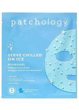 Гидрогелевая укрепляющая маска для лица patchology serve chilled on ice firming hydrogel face mask