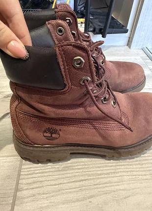 Черевики timberland жіночі бордові 36 розмір