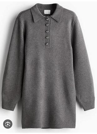 Тепла коротка сукня з вмістом вовни h&m