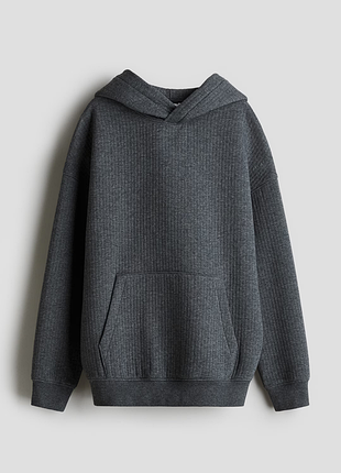 Худи толстовка в рубчик для мальчика от h&amp;m