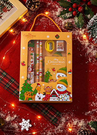 Новогодний канцелярский набор для детей "merry christmas" 110к004
