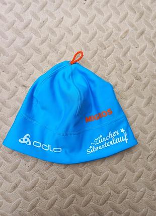 Спортивная тонкая шапка-бини odlo polyknit warm,